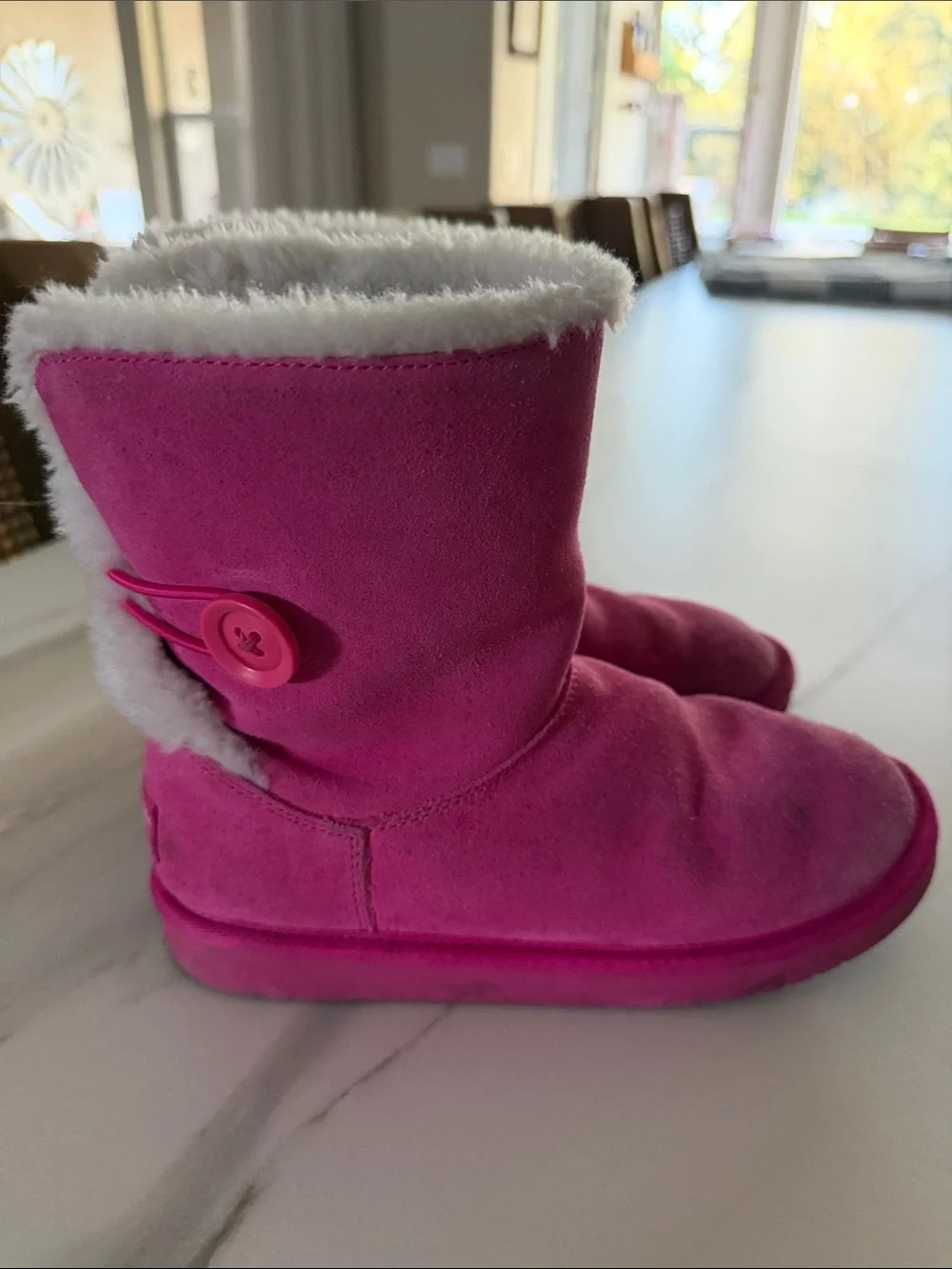 Kookaburra by UGG girls, pink boots size 3